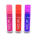 Kit C/3 Óleo Labial Roll On Colorido Sweet Lips Fruit Teen Mia Make