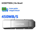 Pen drive USB 3.2 de estado sólido KOOTION U54 450 MB/s de alta velocidade 512 GB 256 GB 128 GB USB tipo C Flash Drive OTG Memory Stick