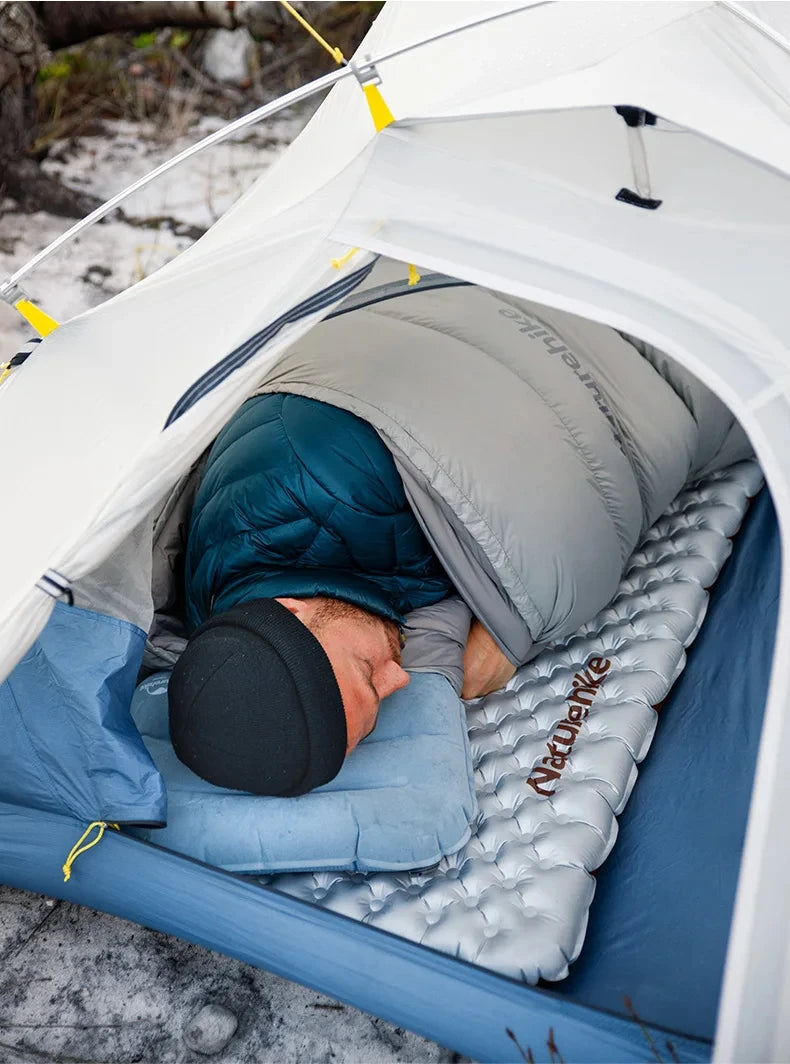 Naturehike Colchão inflável para acampamento 3.2/5.8 R Value Ultraleve para acampamento ao ar livre Colchão portátil dobrável para dormir
