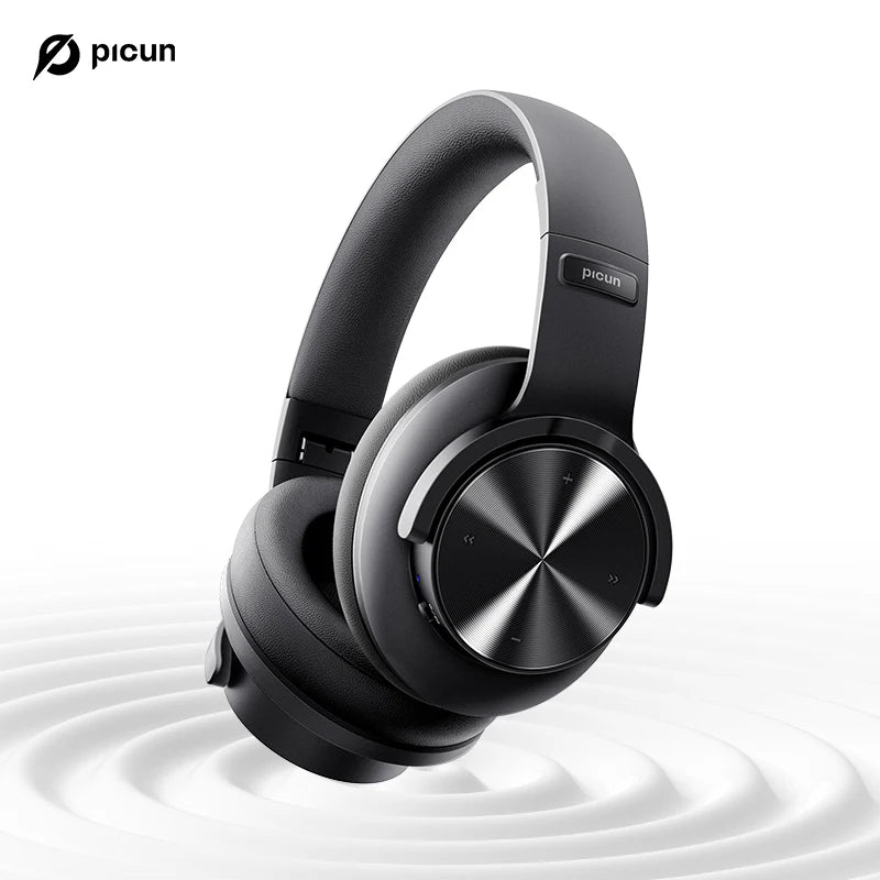 Fones de ouvido com 120 horas de reprodução, Bluetooth Picun B8 3EQ sem fio, baixa latência, chamadas viva-voz