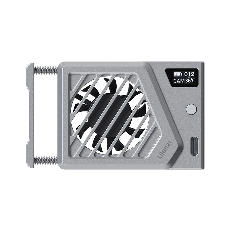 Sistema de resfriamento de câmera Ulanzi CA25 Nova versão Dissipador de calor Ventilador de resfriamento para Sony Canon FUJIFILM Nikon ZV-E1 FX30 A7M4 R8 R7 R6 XT4