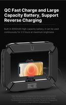 Ulanzi U200 U-200 Smartphone Video Rig LED Video Light 2 em 1 Ring Light Cold Shoe para Microfone Tiktok Youtube Live Rig Light