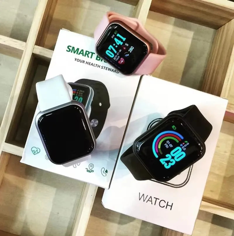 Kit Fones de ouvido sem fio e Relógio Smart Watch para homens e mulheres Atender chamadas telefônicas