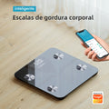 Tuya, Balança Corporal de Bioimpedância Digital Inteligente com 17 Medidas Essenciais, LCD Grande, Até 180 kg, Coibeu