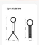 Ulanzi MA30 Magsafe Phone Tripod Dual-sided Magnetic Phone Holder Phone Stand for Iphone 16 15 Outdoor Travel Vlog LiveStreaming