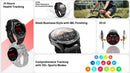 Smartwatch AIWR Peps 1R com tela AMOLED de 1,43 polegadas, compatível com Android e iOS, mostradores com IA, chat, GPT, resistência à água 5ATM e mais de 150 esportes.