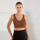 Academia, Roupas de ginástica femininas, Sutiãs esportivos, Sutiãs femininos sem costura, sem bojo, Brasil