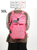 Mochilas impermeáveis de nylon 1000D para atividades ao ar livre, esportivas, táticas, para acampamento, caminhadas, pesca, caça, mochila 25L/50L