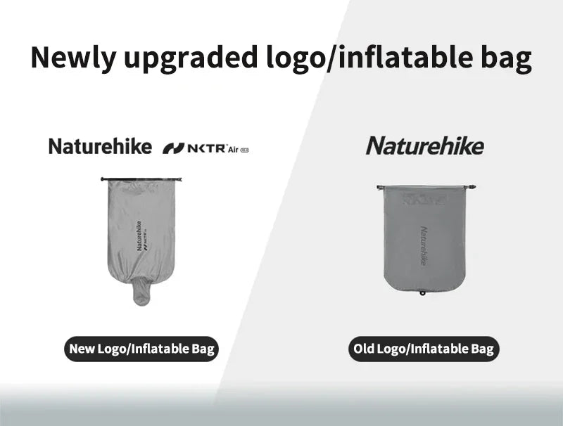 Colchão inflável Naturehike R 5.8 para áreas externas, barraca dobrável portátil, almofada única, ultraleve, para caminhadas, viagem e acampamento
