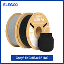 Filamento PLA fosco ELEGOO 1 kg, filamento FDM para impressora 3D de 1,75 mm, precisão dimensional de +/- 0,02 mm, bobina de papelão de 1 kg (2,2 lbs)