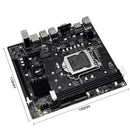 Placa-mãe MACHINIST H61 M.2 NVME PCIEx16 DVI com suporte para memória RAM DDR3 de canal duplo e processadores Intel Core de 2ª/3ª geração, soquete LGA1151, para PC desktop.
