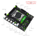 A placa-mãe MACHINIST X99 PR9 suporta processadores Xeon E5 V3/V4 LGA 2011-3, memória RAM DDR4 de quatro canais e slot M.2 PCI-E SATA.