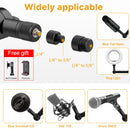 Suporte para microfone de mesa VIJIM LS24, braço de microfone com suspensão ajustável em 360° e parafuso de 1/4, suprimentos para estúdio fotográfico