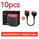 Ferramentas de diagnóstico automotivo MUCAR BT200 OBD2 Bluetooth Wifi Scanner para todos os carros Auto Testador OBD2 15 Redefinições de diagnóstico