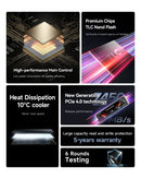 SSD MOVESPEED 7450 MB/s NVMe M.2 2280 4 TB 2 TB 1 TB Disco Rígido Interno de Estado Sólido M2 PCIe 4.0x4 2280 Unidade SSD para PS5 Laptop PC