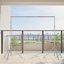 2,8x2/3M Barra transversal telescópica universal Suporte para fundo fotográfico Sistema ajustável Suporte para estúdio fotográfico Boom Super Racks