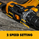 DEKO 12V 16V 20V SET1 Furadeira sem fio 2 velocidades Parafusadeira elétrica DIY Mini chave de fenda sem fio Bateria de íon de lítio DC 3/8 polegadas