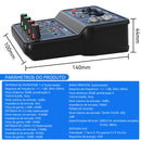 2 Channels Professional Portable Audio Interface Sound Card Console Mini USB MIXER for Guitar Recording Studio Singing TEYUN Q12