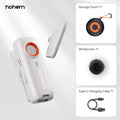Hohem MIC-01 Microfone de lapela sem fio para iPhone Android Smartphone PC Computador Dispositivos USB-C Gravação de streaming do YouTube