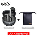 Fones de ouvido sem fio QCY HT10 AilyBuds Pro+ com cancelamento de ruído ativo (ANC), áudio de alta resolução com LDAC, Bluetooth 5.3, 6 microfones, IA para chamadas em HD e conexão multiponto.
