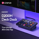 Teclado Ulanzi D200 D200H Stream Deck com 13 teclas macro, controlador Steam para YouTube, escritório, jogos e transmissões ao vivo. Suporte para TF/SD/USB 3.0.