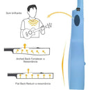 Kit de ukulele de viagem VEDO de 23 polegadas em fibra de carbono, incluindo mochila, alça de ombro, clipe de afinação, afinador, palheta e cordas.