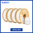 Filamento PLA fosco ELEGOO 1 kg, filamento FDM para impressora 3D de 1,75 mm, precisão dimensional de +/- 0,02 mm, bobina de papelão de 1 kg (2,2 lbs)