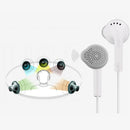 Fones de ouvido com microfone com cancelamento de ruído, fones de ouvido universais com controle remoto para chamadas.