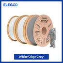 Filamento ELEGOO RAPID PLA+ de 1,75 mm, filamento para impressora 3D, suporta velocidade de impressão de 30-600 mm/s, compatível com a maioria das impressoras 3D FDM