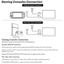 Monitor portátil de 15,6 polegadas FHD IPS 300cd/m² USB-C HDMI para jogos em PC/PS3/4/5/Switch/Xbox/Laptop/Mini PC/Celular