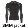 Jaqueta Térmica de Mergulho, Surf, Pesca Manga Longa Masculina ou Feminina DEMMET 1,5mm/3mm de Neoprene