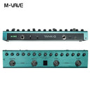 Pedal multiefeitos Tank-G recarregável, com 36 presets, 9 slots para pré-amplificadores, 8 slots para gabinetes IR e 3 efeitos de modulação/delay/reverb.