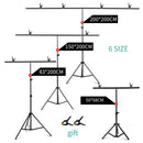 Suporte de fundo fotográfico em formato de T, sistema de suporte ajustável para estúdio fotográfico, tela verde, acessórios para cenário Chromakey