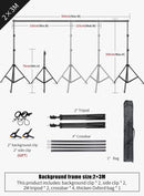 Suporte de fundo para estúdio fotográfico 2x2, 2x3, 2,6x3m, tela verde, sistema de suporte chromakey, moldura de vídeo para festas