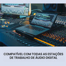 Controlador de teclado MIDI USB M-VAVE com 25 teclas, 8 pads de bateria retroiluminados, 8 knobs e 2 touch strips. Instrumentos musicais para teclado.