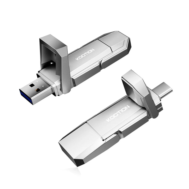 Pen drive USB 3.2 de estado sólido KOOTION U54 450 MB/s de alta velocidade 512 GB 256 GB 128 GB USB tipo C Flash Drive OTG Memory Stick
