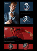 Relógio AURAFIT 2025, 1,43 Amoled, à prova d'água 3ATM, mais de 150 modos esportivos, monitoramento de saúde, Android e IOS