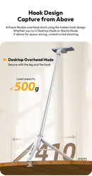 Tripé para celular Ulanzi TT88 de 1,44 m com braçadeira magnética e extensão remota sem fio para transmissão ao vivo e vlog