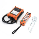 Controle remoto sem fio HENJEL H108 para guindaste de cauda de aeronave industrial com 8 teclas e velocidade única.
