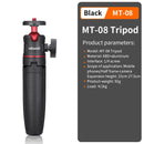 Ulanzi MT-08 Mini Tripé Extensível Portátil para Vlog, Smartphone, Selfie Stick, Tripé com Suporte para Câmera Canon, Sony, Nikon, DSLR e Celular