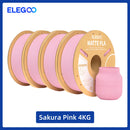 Filamento PLA fosco ELEGOO 1 kg, filamento FDM para impressora 3D de 1,75 mm, precisão dimensional de +/- 0,02 mm, bobina de papelão de 1 kg (2,2 lbs)