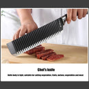 Conjunto de ferramentas Brasil 6 peças, facas Black Wave, conjunto de facas de aço inoxidável, faca de chef, faca de frutas