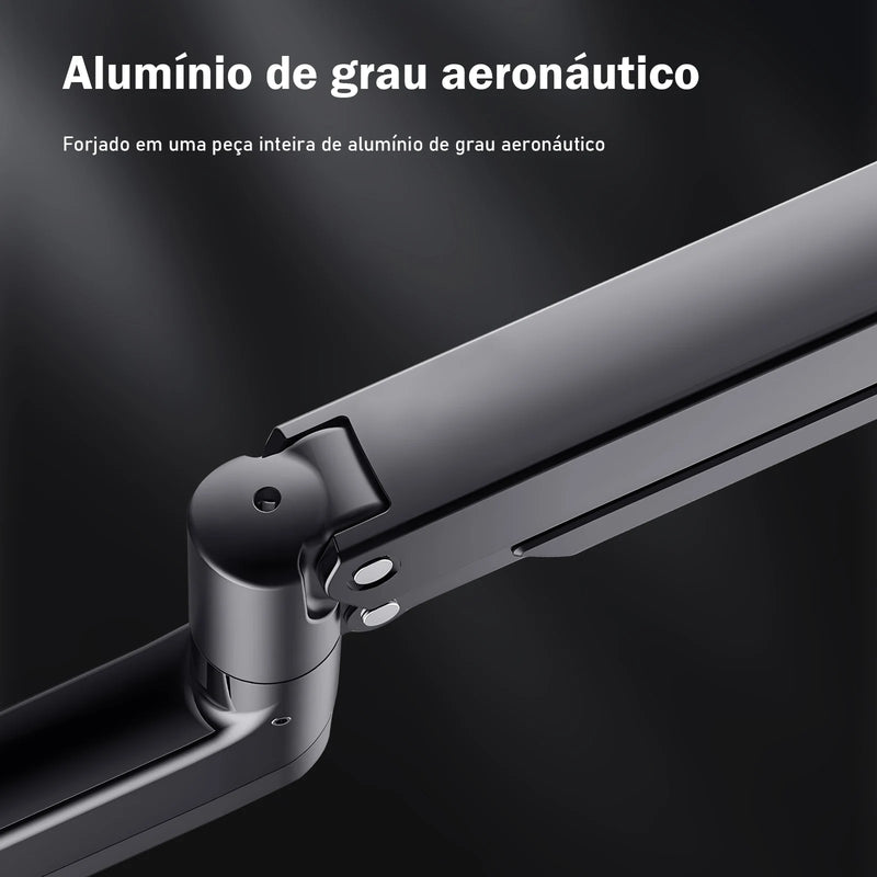 SUPORTE DE MONITOR DE MESA ARTICULADO COM MOLA A GÁS WK-MSP1