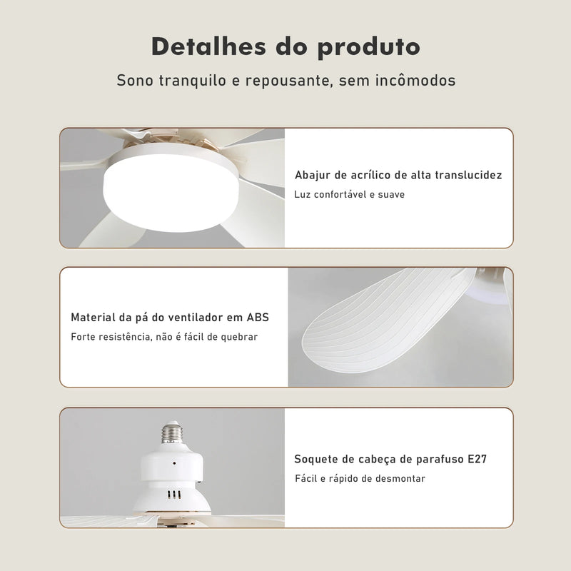 Luminária de Teto, Ventilador de Teto com Led, Luminária de Teto, Luminária de Teto, Do Brasil