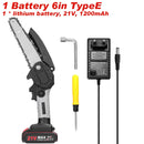 Motosserra KKMOON 21V 4/6/8 polegadas Serra elétrica de corrente sem fio Serra de poda portátil Serra elétrica portátil para marcenaria Ferramenta de corte