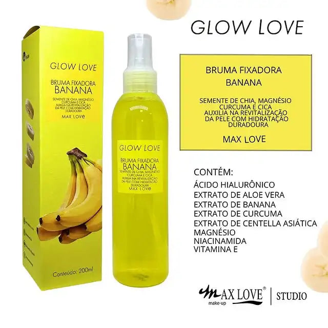 Kit Completo 5 Itens Linha Glow Love Banana Max Love