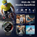 AM18 Smartwatch AURAFIT ENERGY 2 Masculino, 1,43" AMOLED, 150+ Modos Esportivos, Monitor Saúde relógio inteligente, Android/iOS