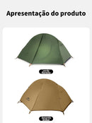 Barraca Naturehike para bicicleta, ultraleve e impermeável, ideal para mochileiros, pesca e viagens ao ar livre, além de barraca dupla para camping e trilhas.