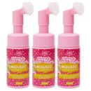 Kit Mousse de Limpeza Facial Super Powers Pink Hip Crazy C/3