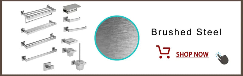 Acessórios para banheiro em aço inoxidável, espelho, cromado, polido, toalheiro, suporte para papel higiênico, barra de toalha, gancho, acessórios para banheiro